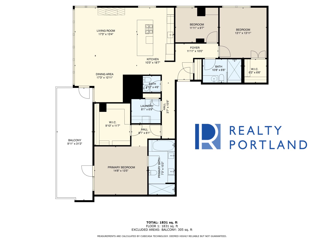 The Metropolitan Unit 1508 floor plan