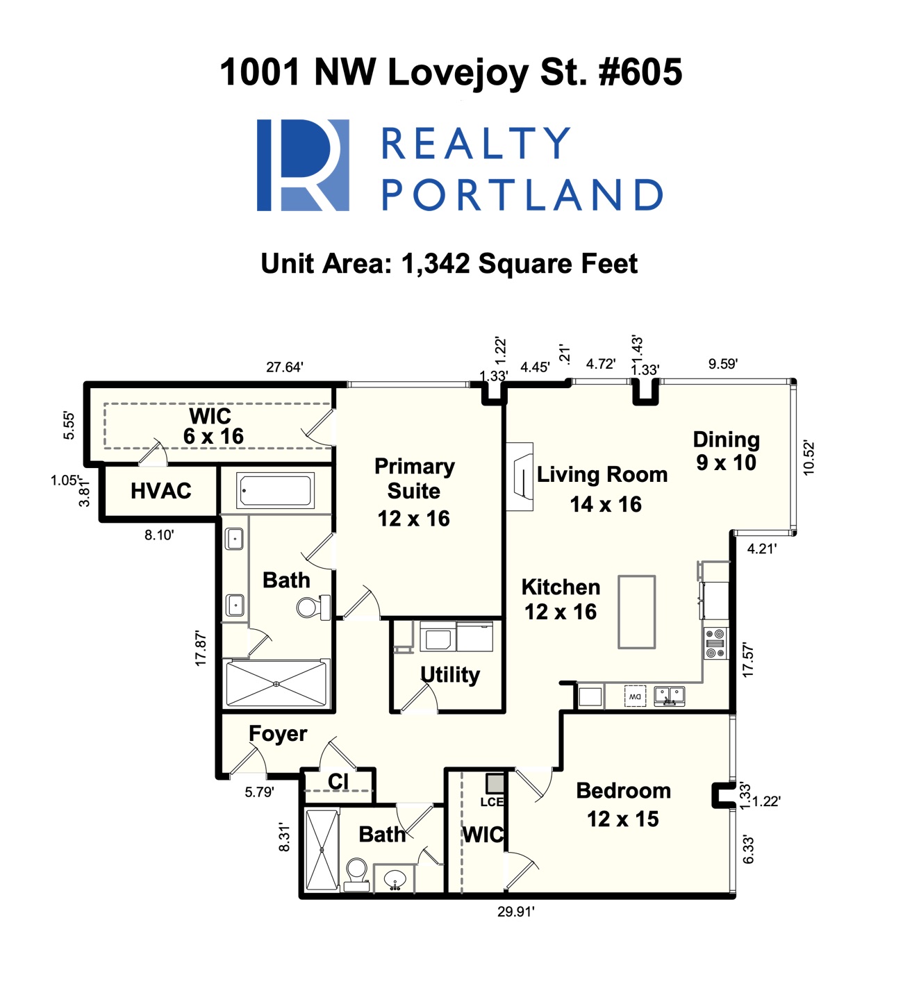 The Metropolitan Unit 605 floor plan